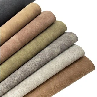 커스터마이징 PU 합성 가죽 재료 Nubuck 신발 상단을위한 Rexine