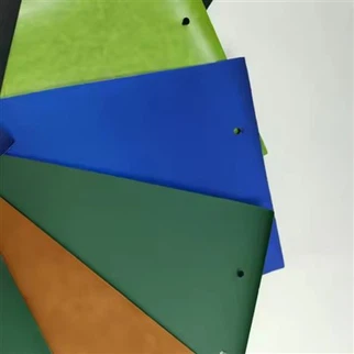 수제 DIY 다색 인공 합성 패브릭 도매 PU 가죽